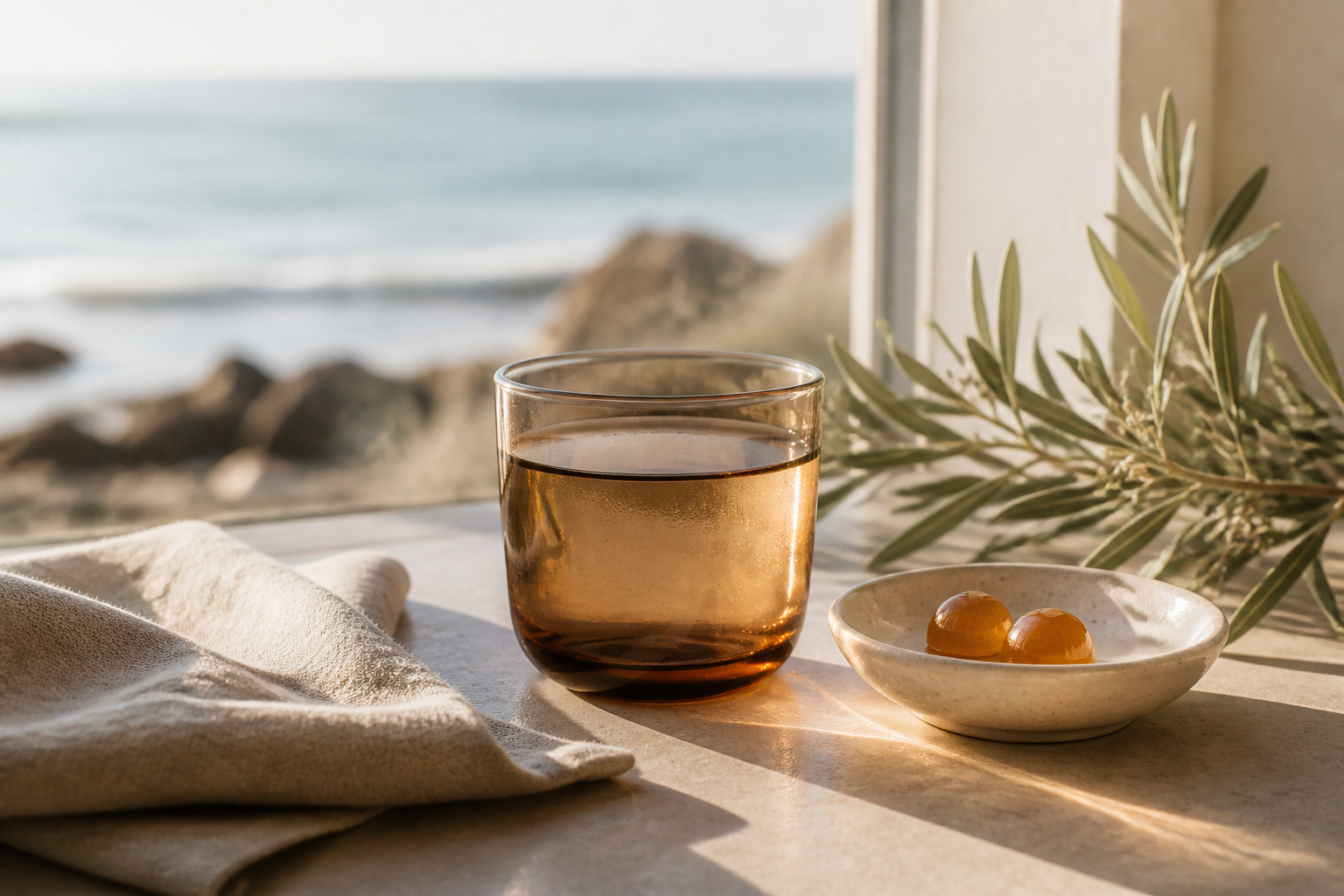 Daily wellness ritual for digestive health